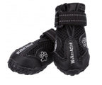 Non-Slip Dog Walking Boots, Two-Piece Paw Protection Pair with Reflective Strips and Secure Velcro Fit source image 1