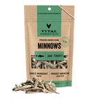 Freeze-Dried Whole Minnow Dog Treats for High-Value Rewards, Single-Protein Bites in Two Bag Sizes source image 1
