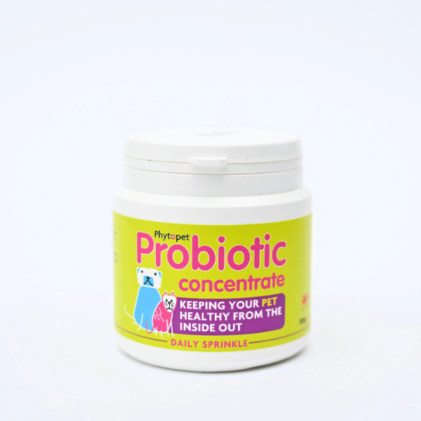 Concentrated Probiotic Powder for Dogs, Gluten-Free Daily Digestive Supplement in a 100 g Tub source image 1