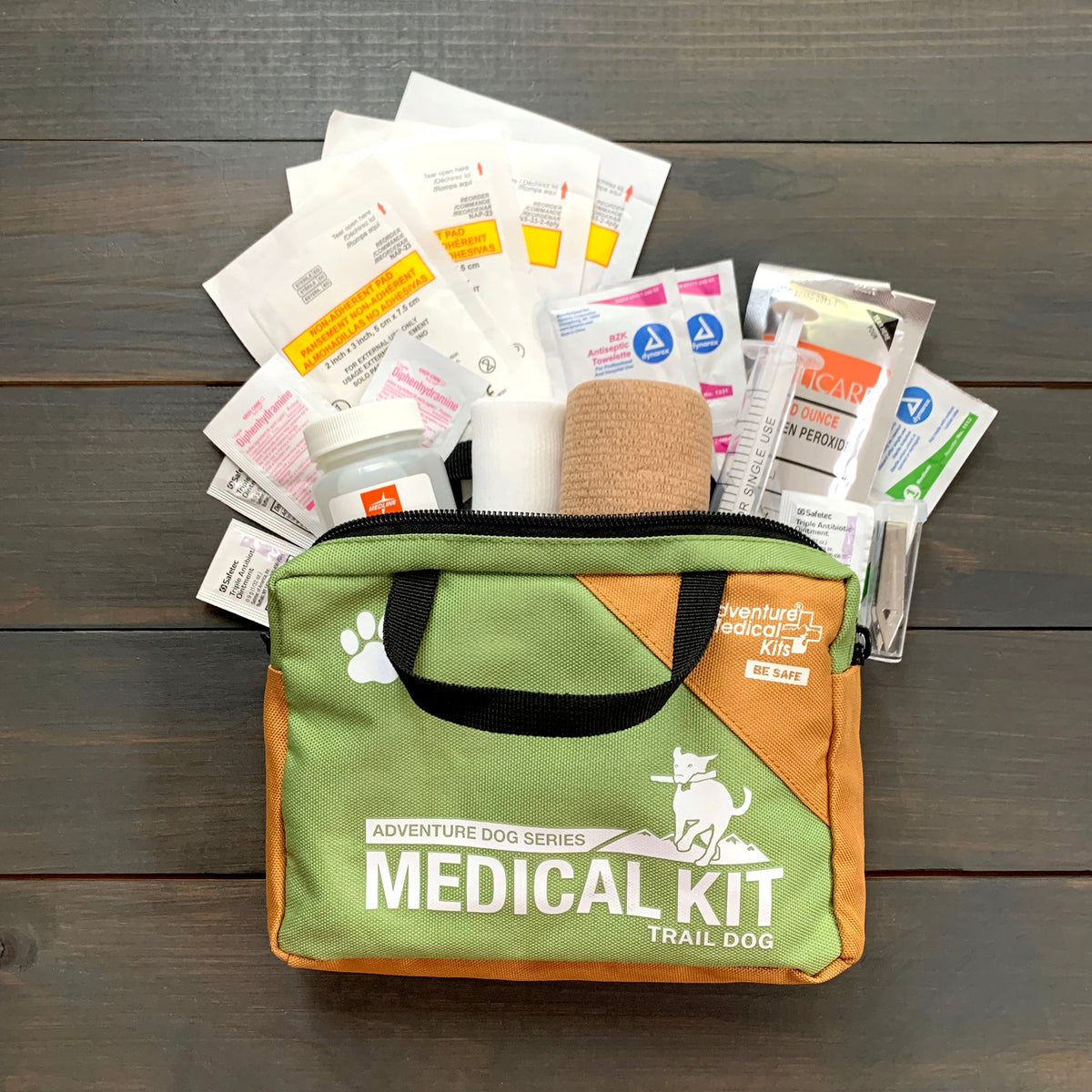 Travel Dog First Aid Kit for Trail Injuries, Paw Care and Outdoor Emergencies in a Compact Carry Case source image 1