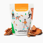 Sweet Potato Dog Jerky Made from Organic Air-Dried North Carolina Potatoes in 12 oz and Three Packs source image 1