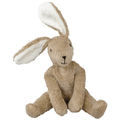Organic Bunny Stuffed Animal in Beige Cotton Plush, Handmade in Germany in Small and Large Sizes source image 1