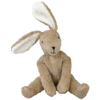 Organic Bunny Stuffed Animal in Beige Cotton Plush, Handmade in Germany in Small and Large Sizes source image 1