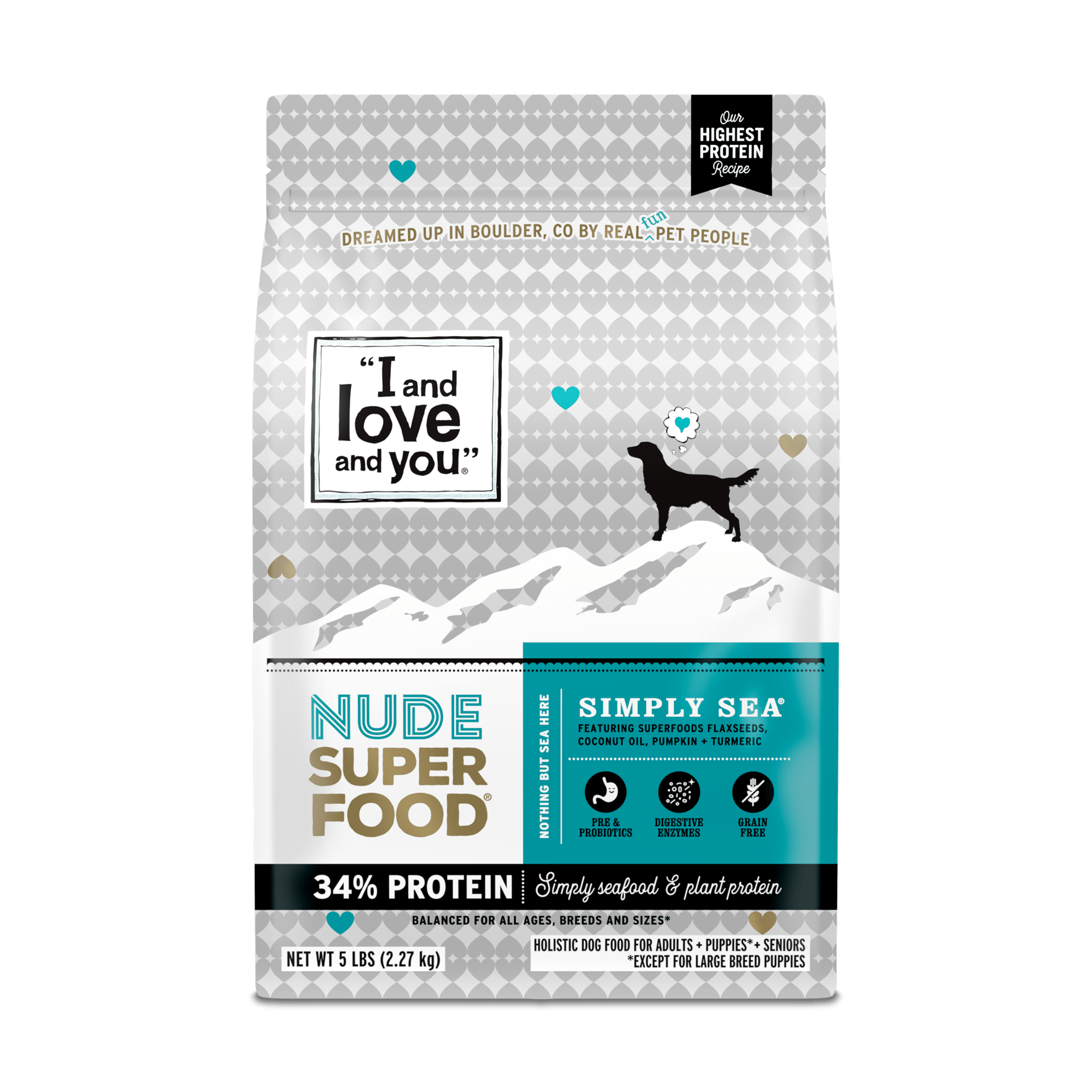 Grain-Free Whitefish and Salmon Dry Dog Food 5 LB BAG