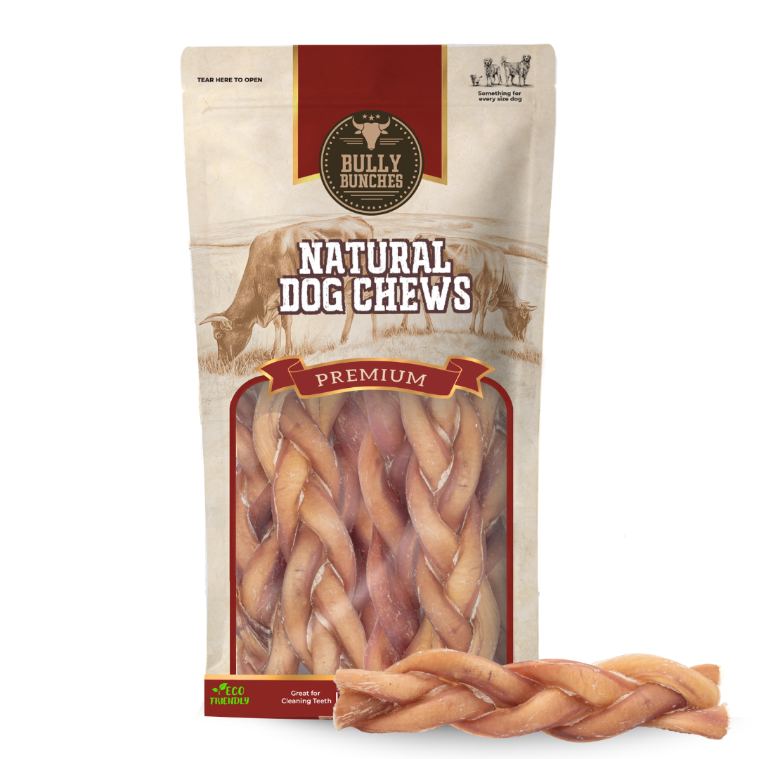 Six-Inch Braided Bully Sticks 1 Braid