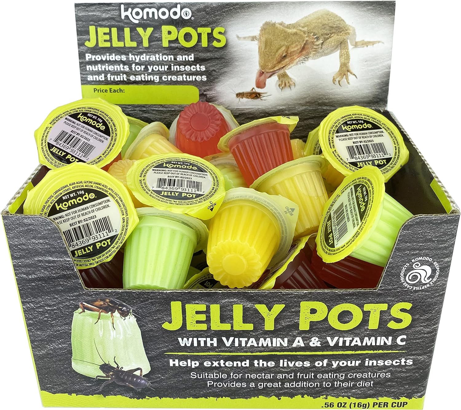 Reptile Jelly Feeding Pots product image 1
