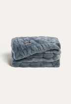 Ruched Faux-Fur Throw Blanket product image 1