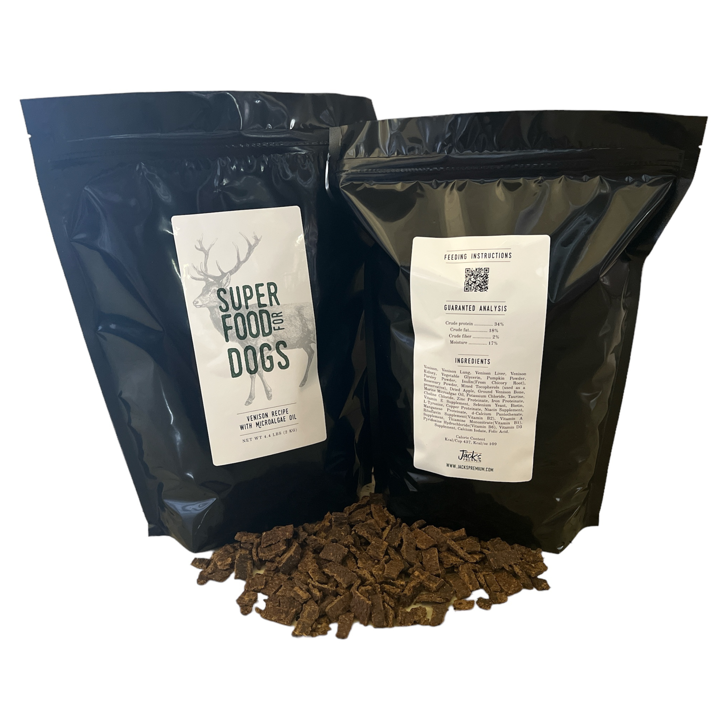 Air-Dried Venison Dog Food 2 lb
