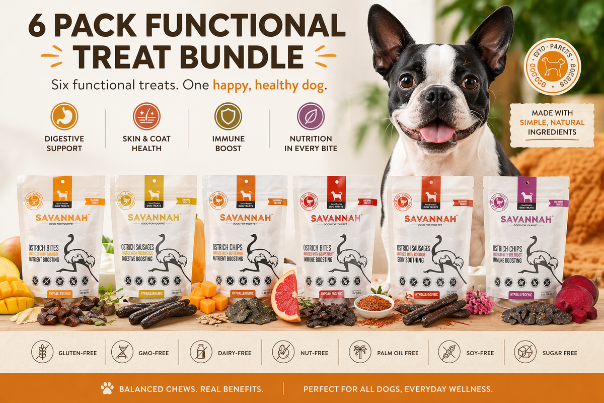 Ostrich Superfood Dog Treat Bundle product image 1