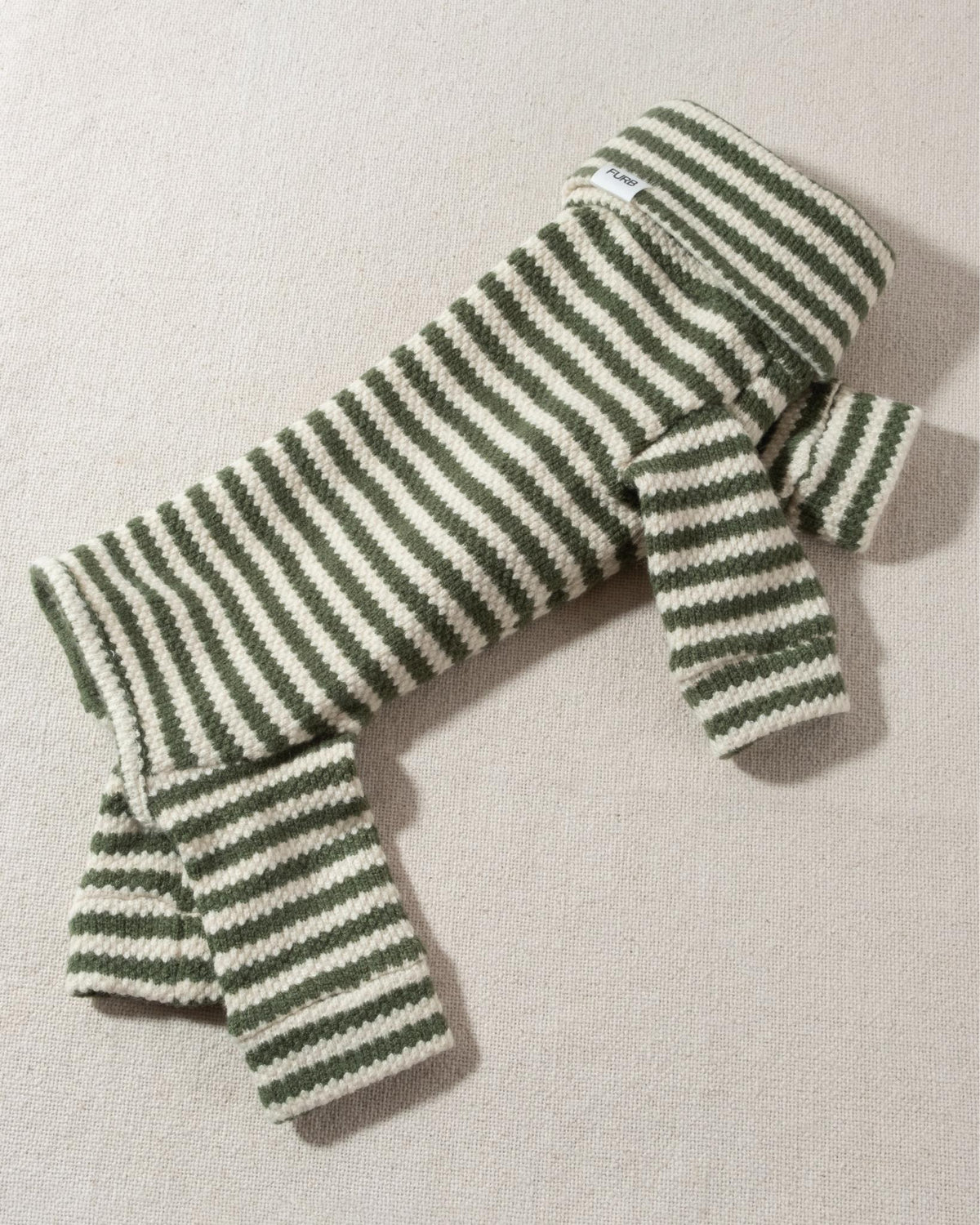 Striped Knit Dog Onesie product image 1