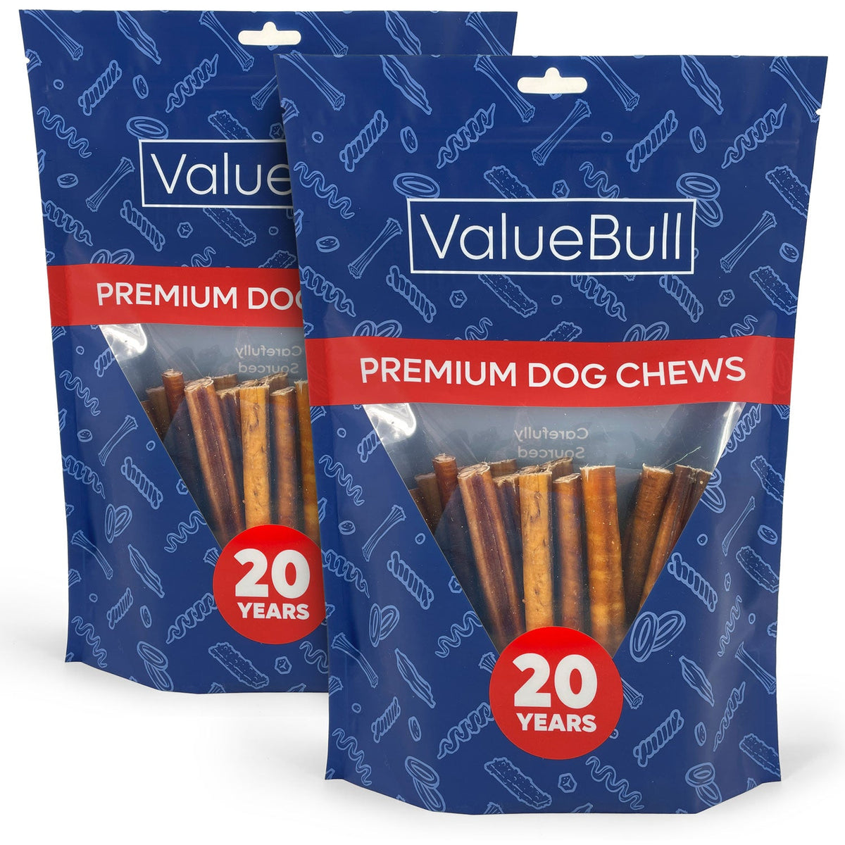 Medium 6-Inch Bully Stick Dog Chews Default Title