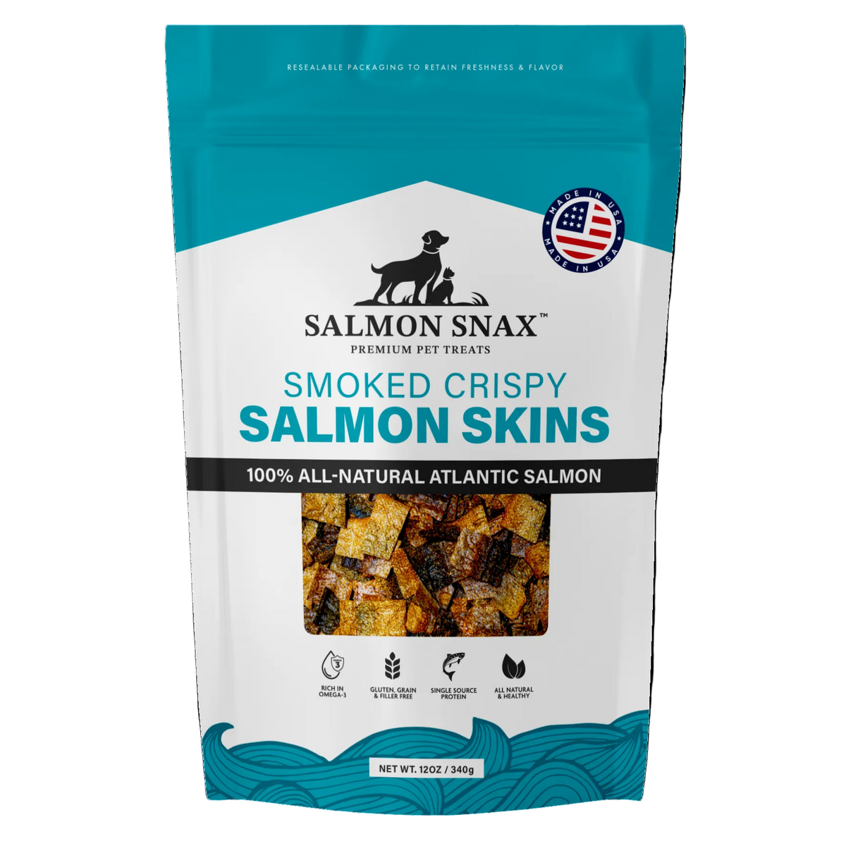 Smoked Salmon Skin Dog Treats product image 1