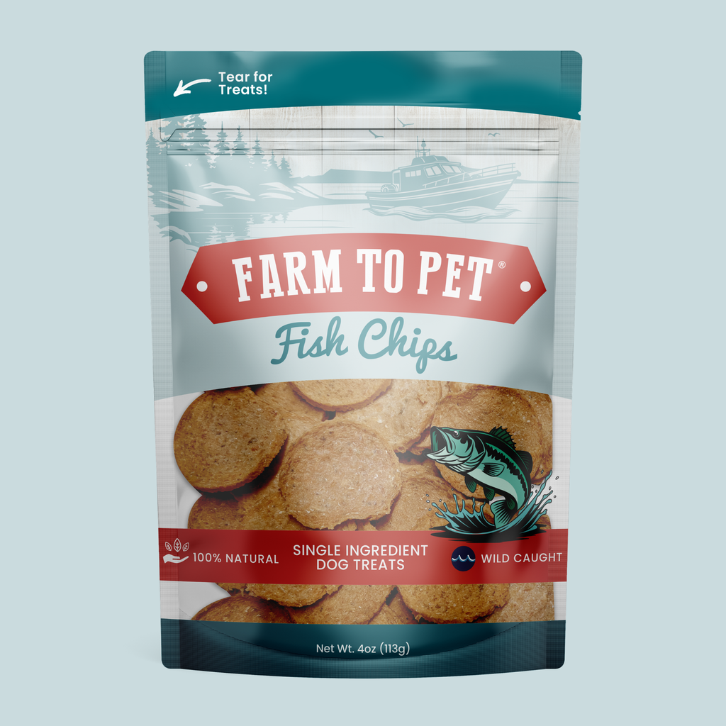 Walleye Fish Chip Dog Treats product image 1