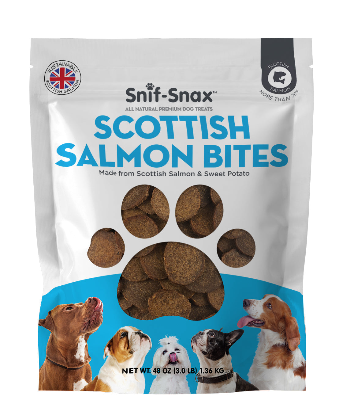 Scottish Salmon Dog Treat Bites product image 1