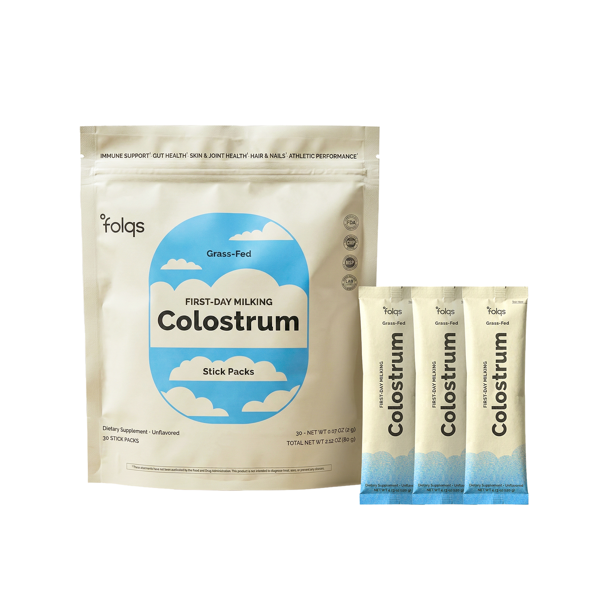 Bovine Colostrum Travel Stick Packs product image 2
