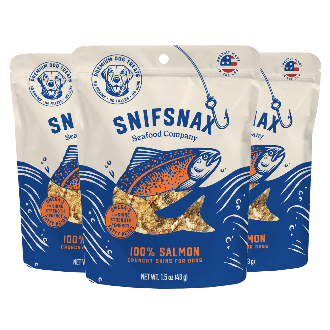 Salmon Skin Dog Treats Default Title