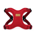 Breathable Adjustable Step-In Dog Harness Red / S