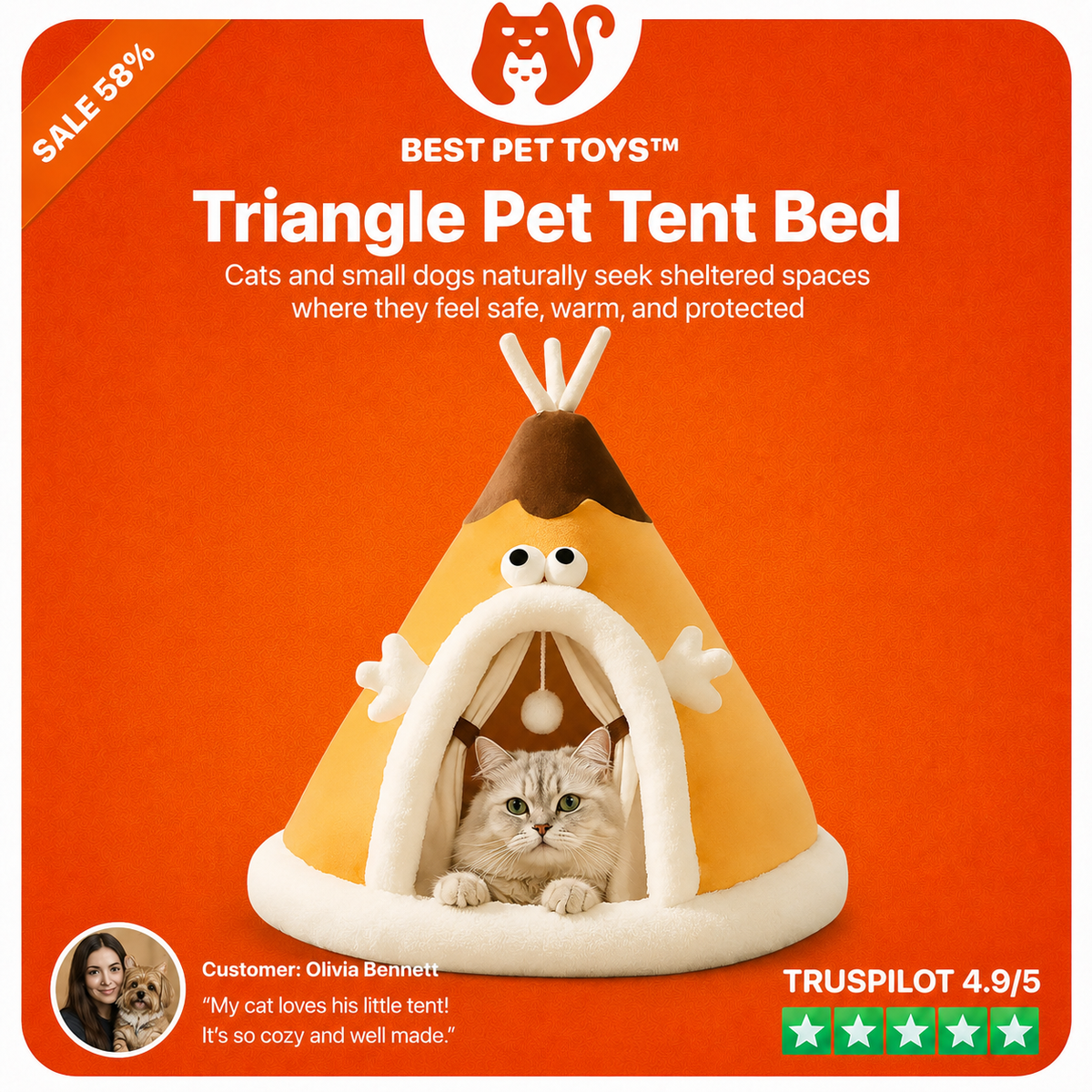 Pet Tent Bed product image 1