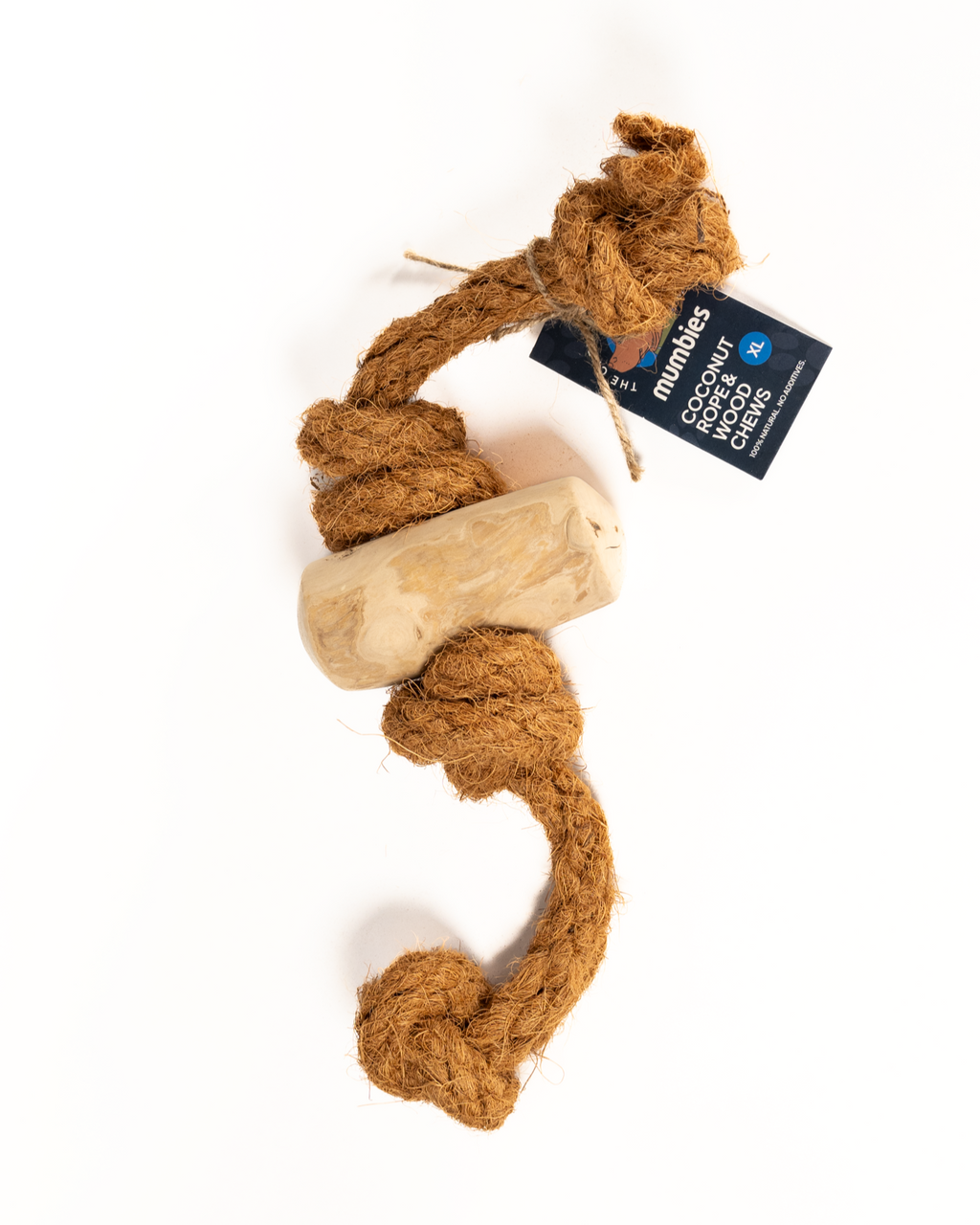 Coconut Rope and Coffee Wood Dog Chew Toy product image 1