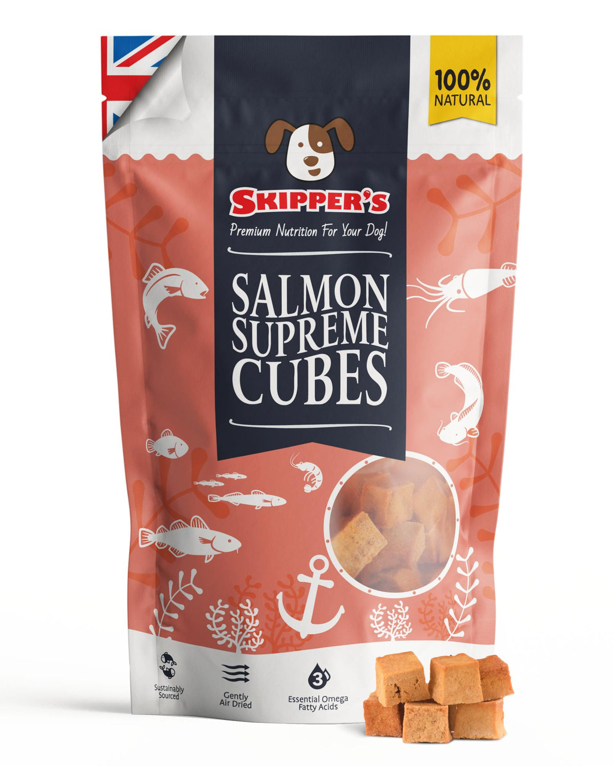 Single-Ingredient Salmon Dog Treats 70g