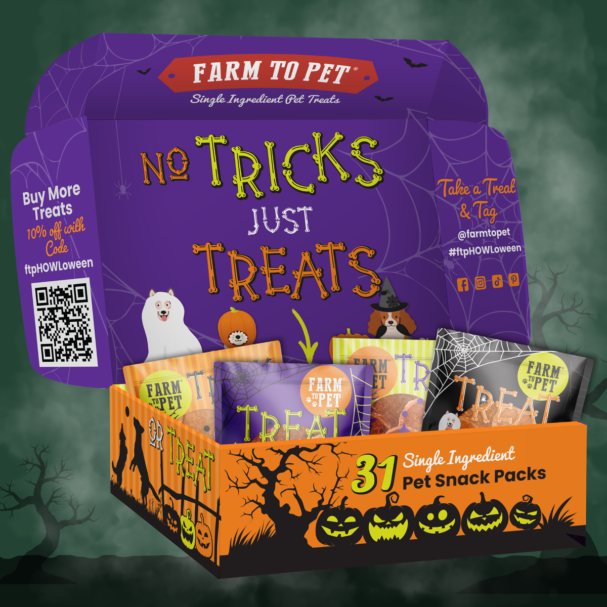 Halloween Dog Treat Box product image 1