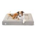 Large Boucle Orthopedic Bolster Dog Bed product image 1
