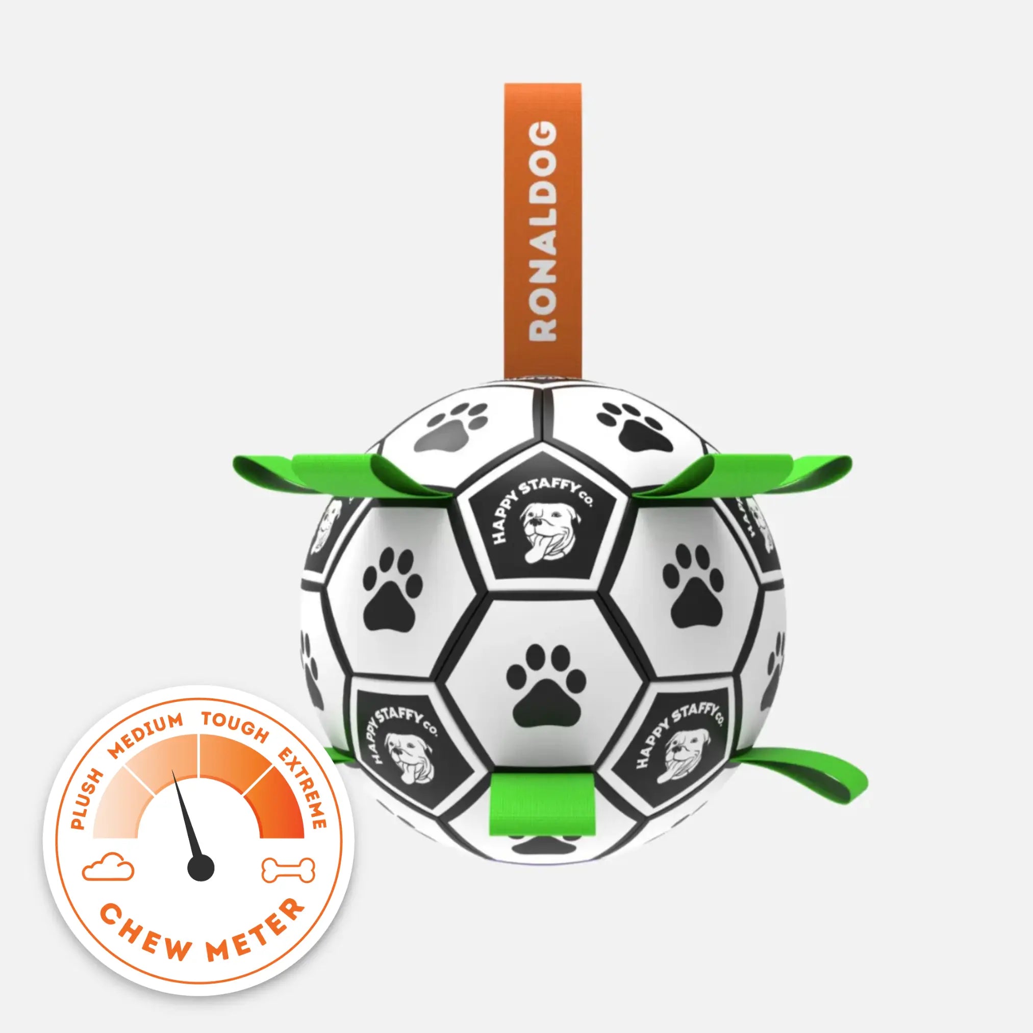 Soccer Ball Dog Toy with Tug Handles product image 1