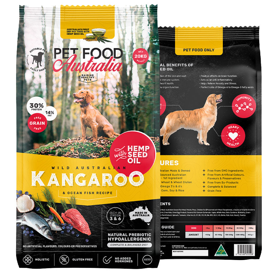 Kangaroo and Ocean Fish Dry Dog Food product image 1