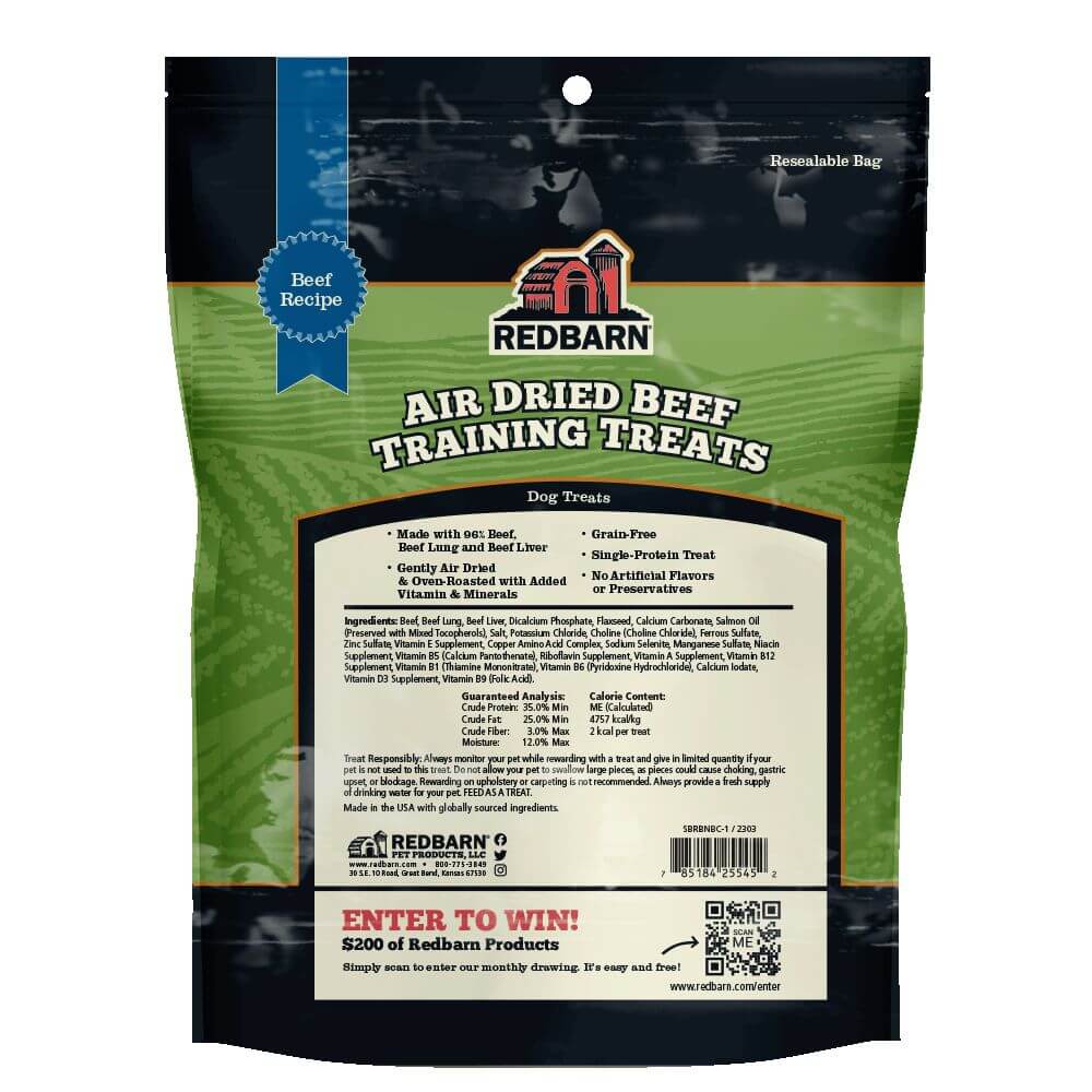 Air-Dried Beef Dog Training Treats, Crunchy High-Protein Rewards for Walks, Practice and Toppers source image 2