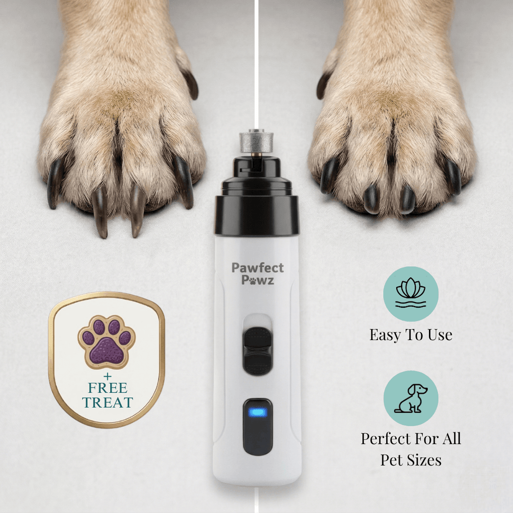 Electric Pet Nail Grinder, USB-C Rechargeable Two-Speed Tool with Three Guards and Diamond Grinding Head source image 2