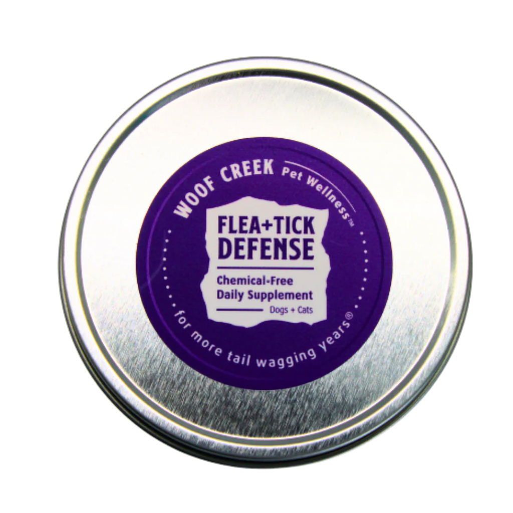 Flea and Tick Meal Topper for Dogs and Cats, Daily Functional Mushroom Powder in 75 g Tin and Refill Pouches source image 2