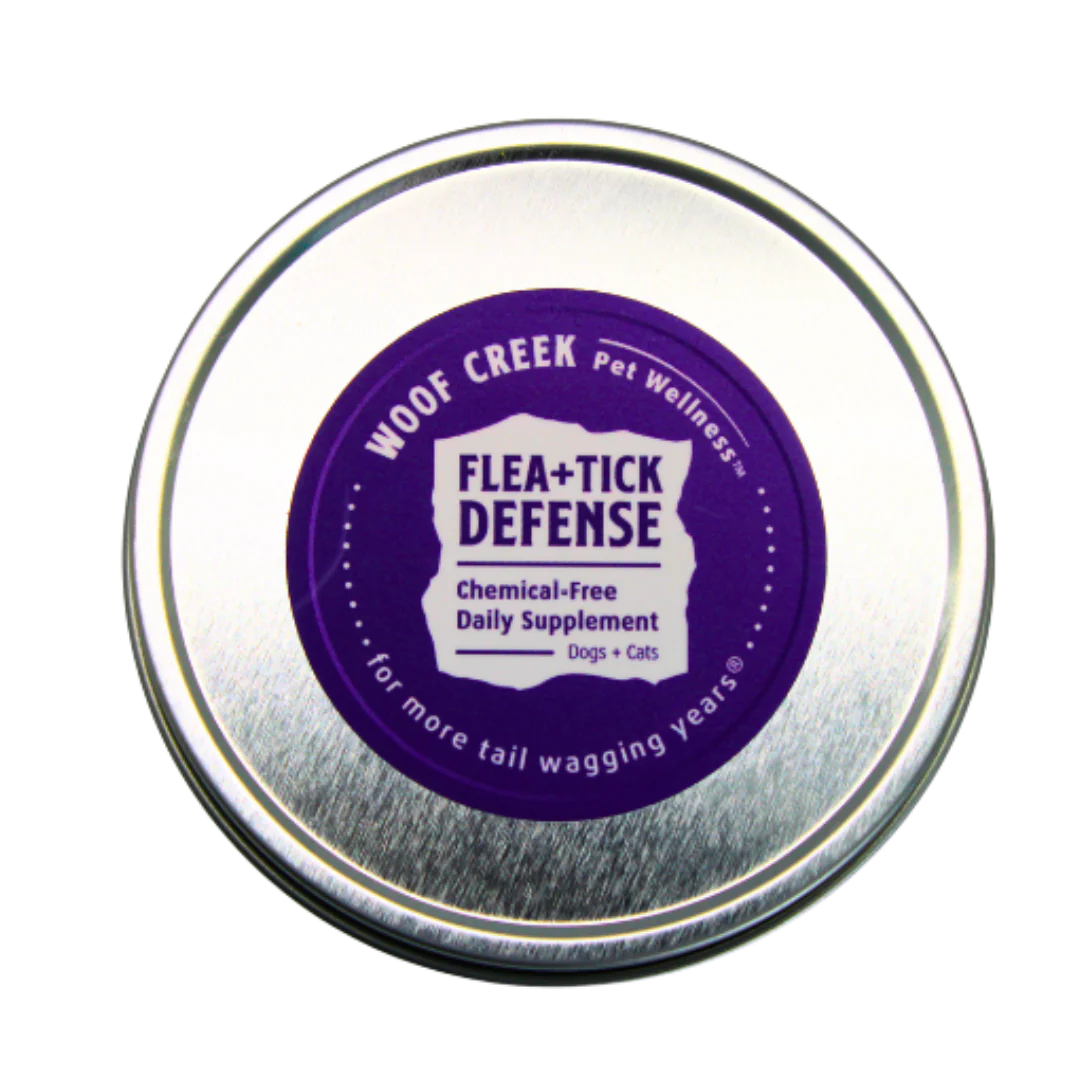 Flea and Tick Meal Topper for Dogs and Cats, Daily Functional Mushroom Powder in 75 g Tin and Refill Pouches source image 2