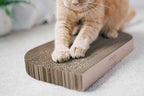 Rectangular Cat Scratcher Pad, Double-Sided Heavy-Duty Corrugate Board Sized 17 x 10 Inches for Lounging source image 2