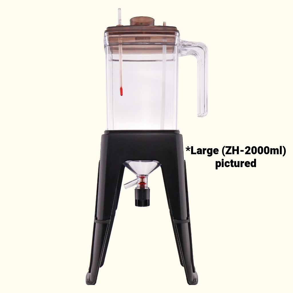 Brine Shrimp Hatchery Kit in 700 ml and 2 L Sizes, Impact-Resistant Vessel with Stand and Valve source image 2