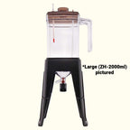 Brine Shrimp Hatchery Kit in 700 ml and 2 L Sizes, Impact-Resistant Vessel with Stand and Valve source image 2