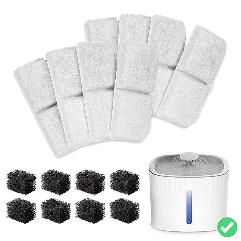 Triple-Filtration Cat Water Fountain Replacement Filters for Fresher Everyday Drinking Water source image 2