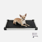 Chew-Resistant Padded Elevated Dog Crate Bed with Aluminum Frame in Five Sizes and Four Colors product image 2