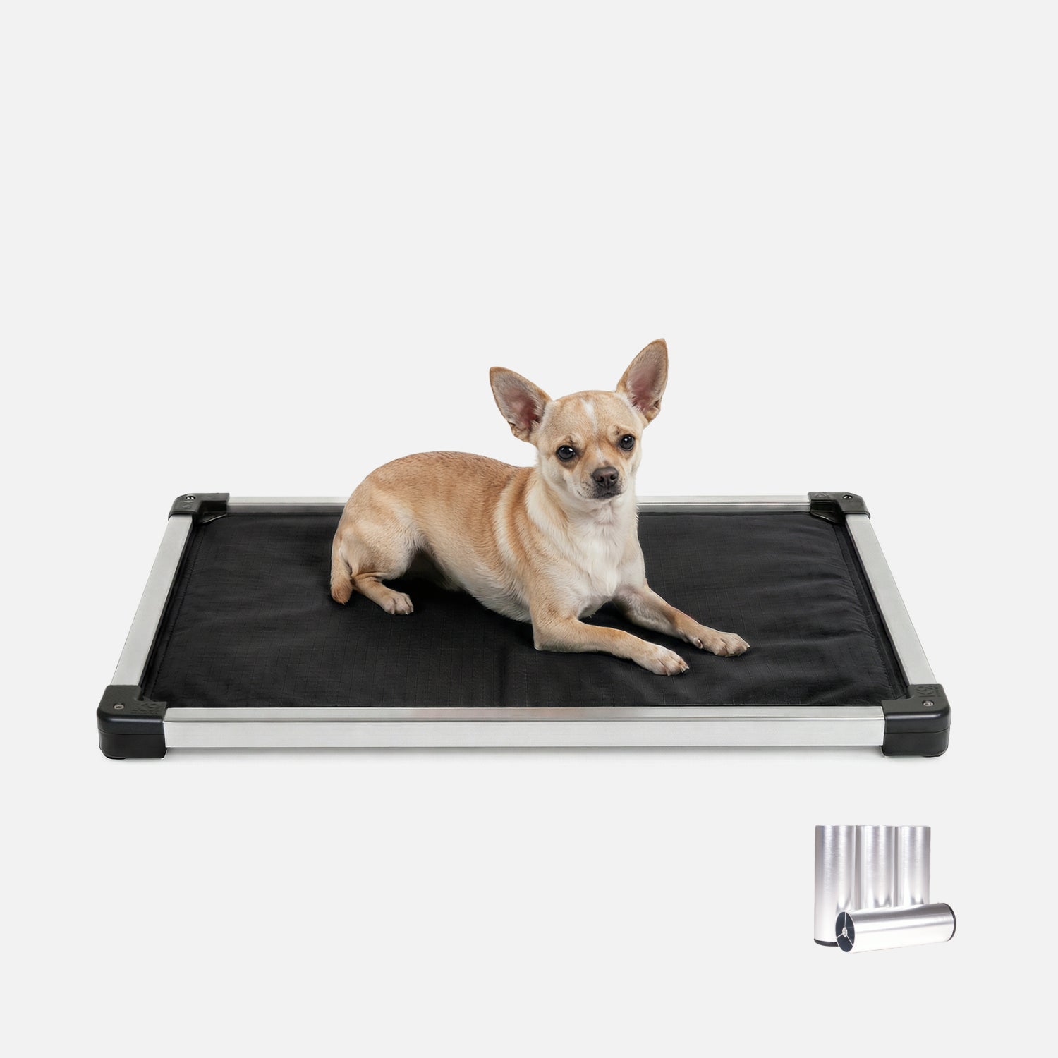 Chew-Resistant Padded Elevated Dog Crate Bed with Aluminum Frame in Five Sizes and Four Colors product image 2