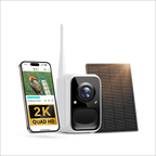 Smart 2K Birdwatching Camera, Wide-Angle Feeder Companion with Bendable Mount for App-Connected Viewing source image 2
