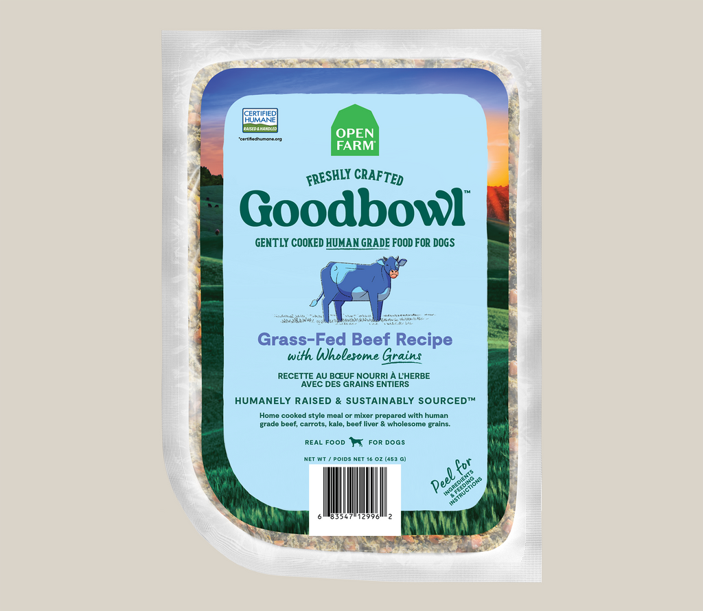 Grass-Fed Beef Fresh Dog Food, Gently Cooked Human-Grade Recipe in Frozen Thaw-and-Serve Pouches source image 2