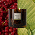 Tortoiseshell Scented Candle in Red Currant, 22.7 oz Soy Blend Wax with Paper and Cotton Wicks source image 2