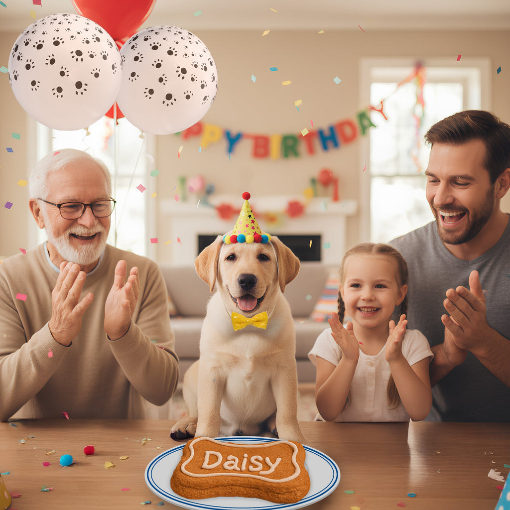 Dog Birthday Cake and Party Kit, Complete Bone-Shaped Baking and Decorating Set for a Special Celebration source image 2