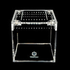 Four-Inch Acrylic Tarantula Terrarium, Compact Cube in Standard, Mesh, Max-Vent and Canopy Lid Styles source image 2