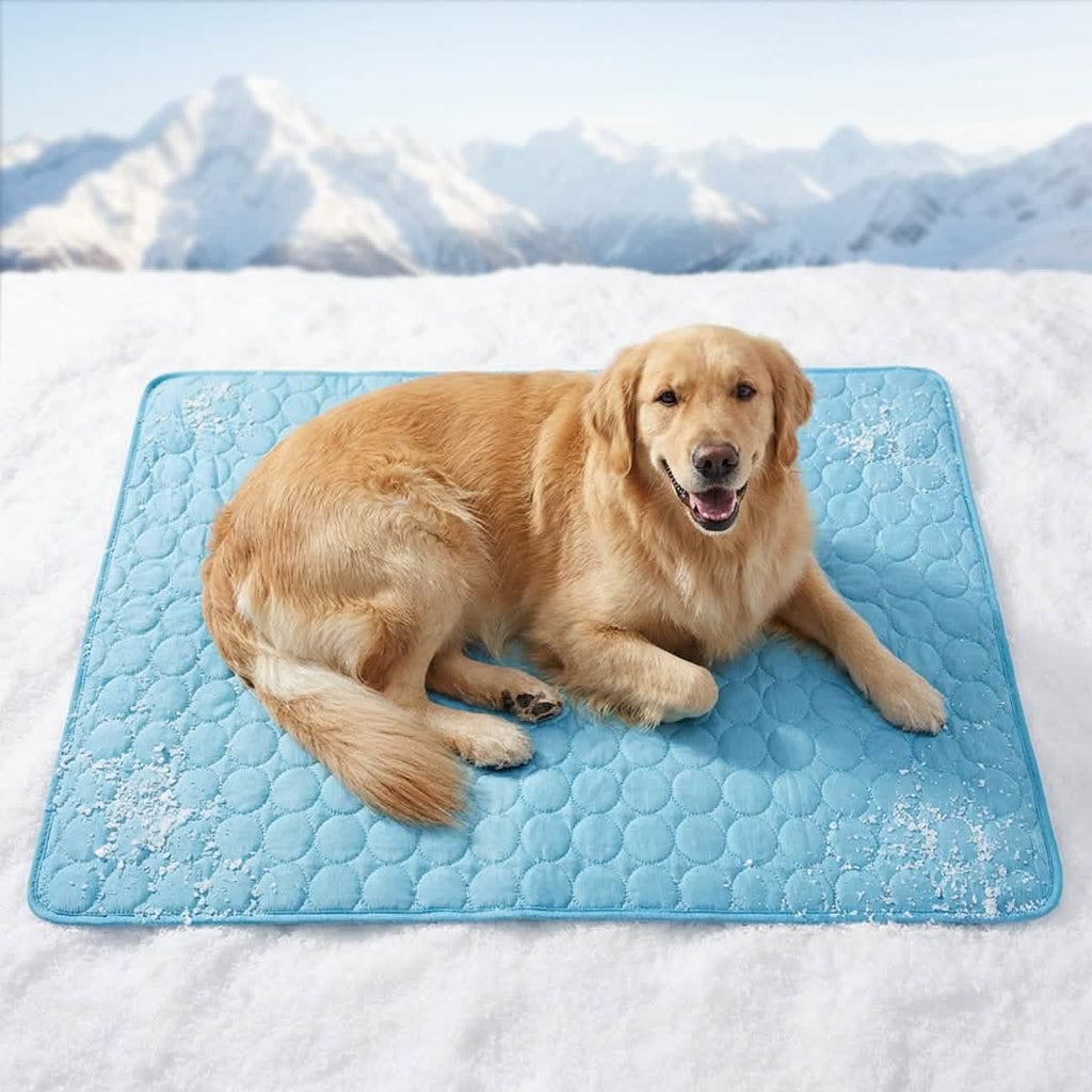 Self-Cooling Dog Mat in Three Crate-Friendly Sizes, Ice Silk Surface for Indoor, Car and Summer Rest source image 2