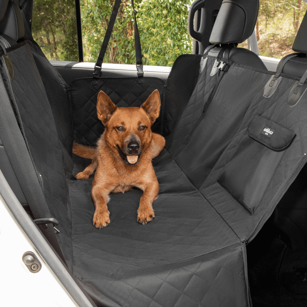 Waterproof Dog Car Seat Cover for Sedans, SUVs and Utes, Four-Way Layout for Left or Right Drive source image 2