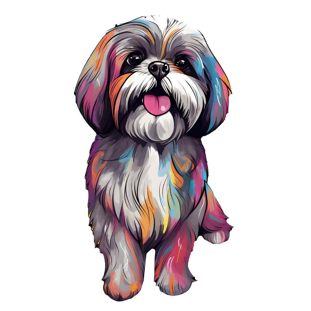 Shih Tzu Wooden Jigsaw Puzzle, Laser-Cut Breed Portrait in 80 or 152 Pieces for Dog Lovers Age 12 and Up source image 2