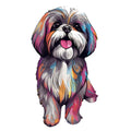 Shih Tzu Wooden Jigsaw Puzzle, Laser-Cut Breed Portrait in 80 or 152 Pieces for Dog Lovers Age 12 and Up source image 2
