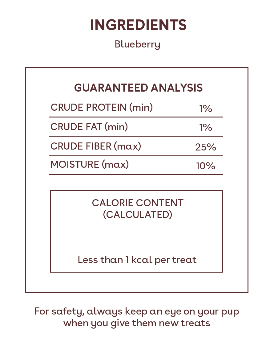 Freeze-Dried Blueberry Dog Training Treats in 2-Ounce Bags, Single and Multipack Sizes for Reward Sessions source image 2