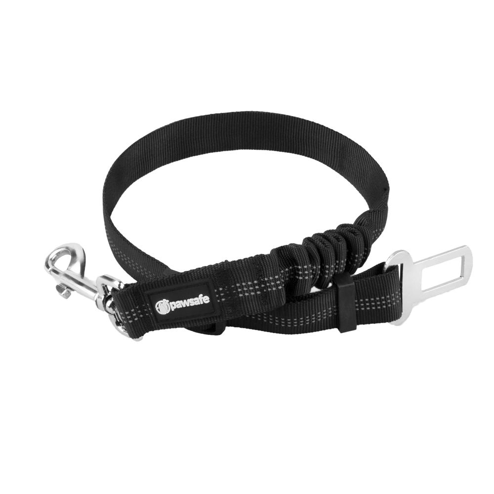 Adjustable Dog Car Seatbelt, Shock-Absorbing Bungee Tether Sold as Single, Two-Pack or Three-Pack Sets source image 2