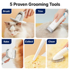 Pet Grooming Vacuum Kit, 5-in-1 System Offering 10,500 Pa Suction, 2 L Dust Cup and Quiet Operation source image 2